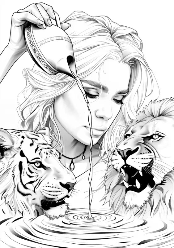 Circé, page de coloriage adulte
