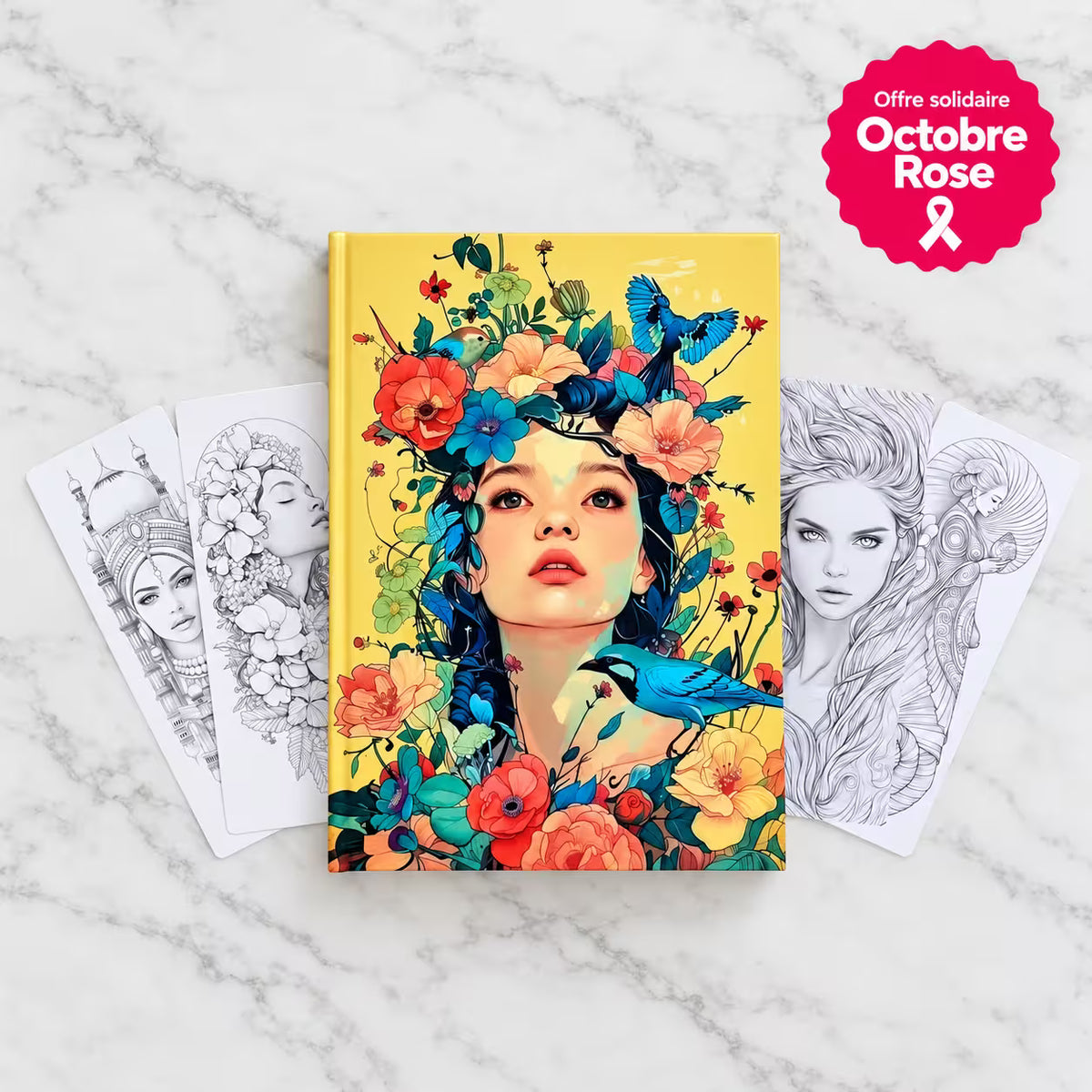 Femmes de Légende, livre de coloriage art thérapie