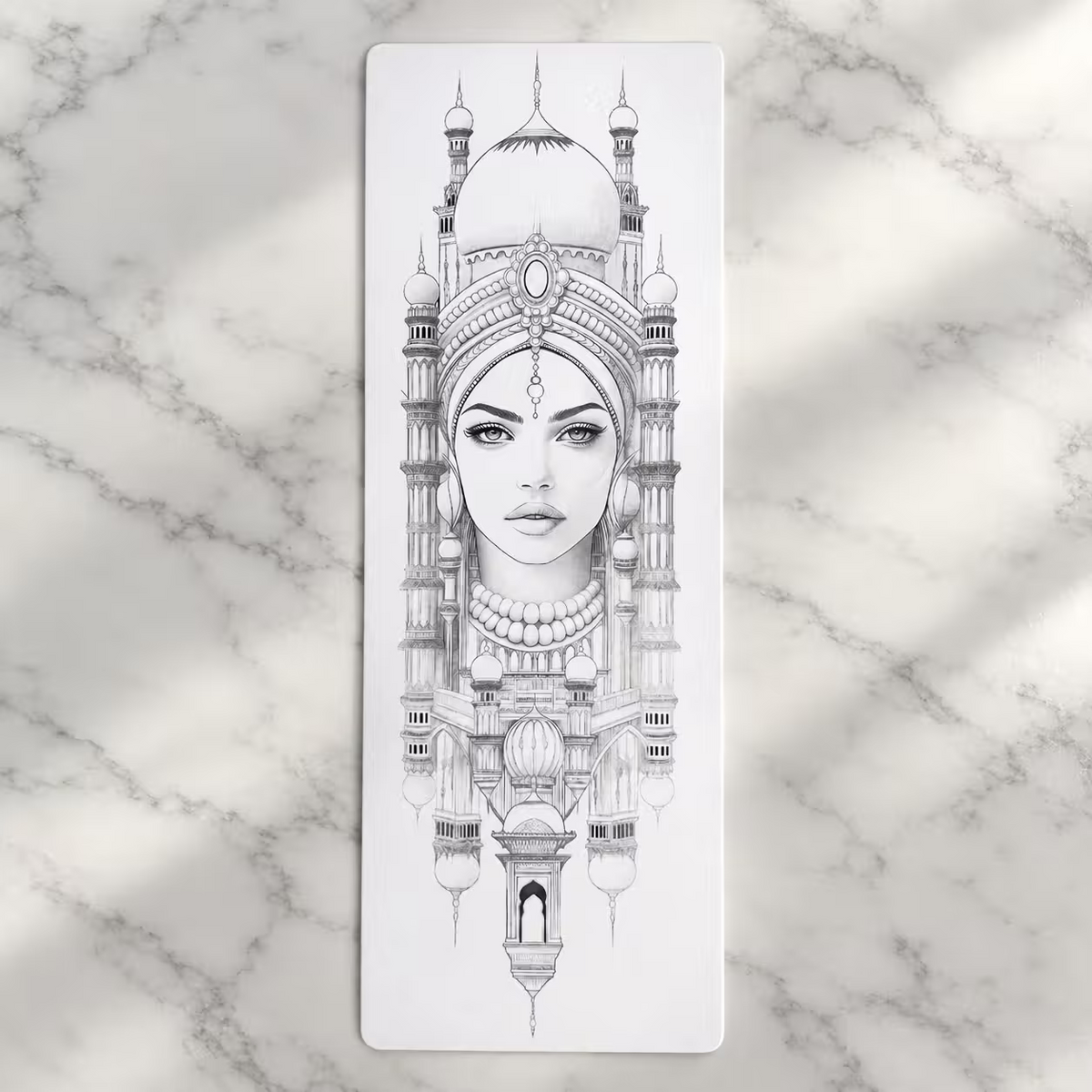 Goharshād - marque-page à colorier